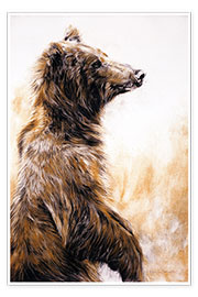 Poster  Grizzlybär - Odile Kidd