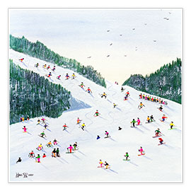 Poster Skifahren, 1995