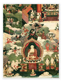 Poster  Das Leben des Buddha Sakymuni - Tibetan School
