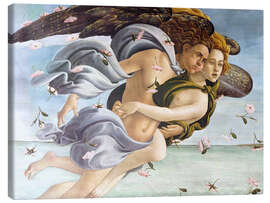 Leinwandbild  Geburt der Venus, die Engel - Sandro Botticelli