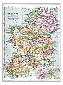 Poster  Freistaat Irland und Nordirland - Ken Welsh