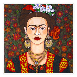 Poster Frida Kahlo Folklore