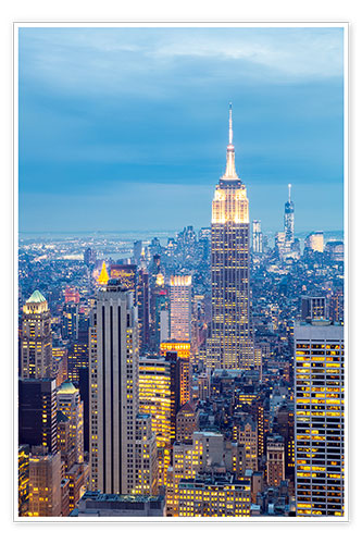 Poster Skyline von New York