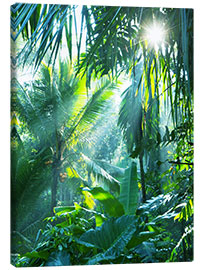 Leinwand-Bild Kunstdruck Hochformat 50x100 Bilder Palmen 