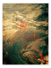 Poster Sankt Georg und der Drache