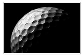 Poster Golfball in Makro