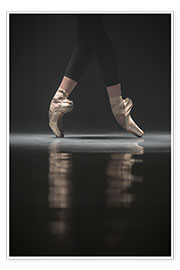 Poster  Die Beine der Ballerina