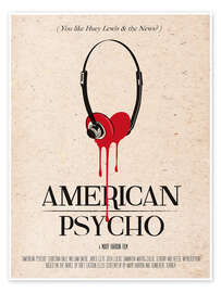 Poster American Psycho (Englisch)