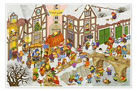 Poster Mein Dorf im Winter