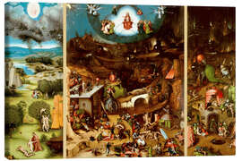 Leinwandbild  Das Jüngste Gericht - Hieronymus Bosch