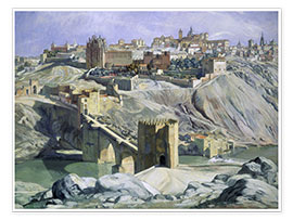 Poster Landschaft von Toledo
