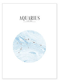 Poster AQUARIUS | WASSERMANN
