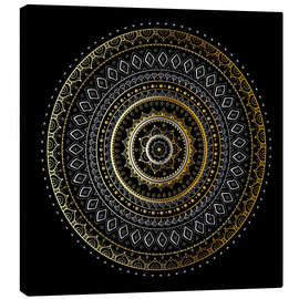 Mandala Energie Hochwertiges Bild auf Leinwand bild  Keilrahmen Poster 20553 