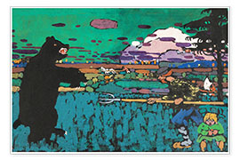 Poster  Der Bär - Wassily Kandinsky
