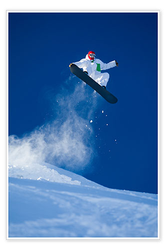 Poster Snowboarden