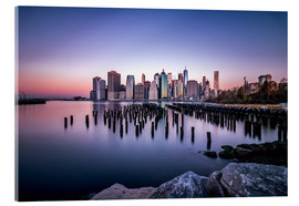 Acrylglasbild  Sonnenaufgang New York City - Sören Bartosch