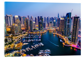 Acrylglasbild  Dubai Marina, Dubai, Vereinigte Arabische Emirate - Fraser Hall