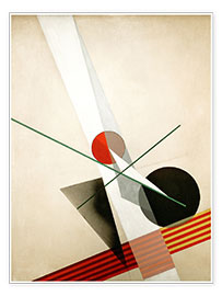 Poster  Komposition a xxi - László Moholy-Nagy