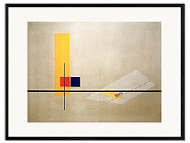 Gerahmter Kunstdruck  Konstruktion Z 1 - László Moholy-Nagy