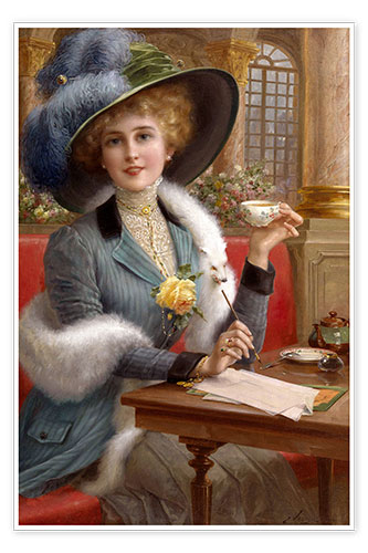 Poster Elegante Dame