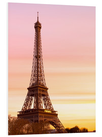Hartschaumbild  Himmel über Paris - Mike Clegg Photography