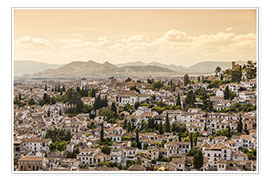 Poster Granada, Andalusia, Spain
