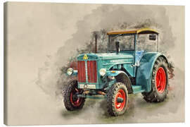 Leinwandbild  Hanomag Traktor Oldtimer - Peter Roder