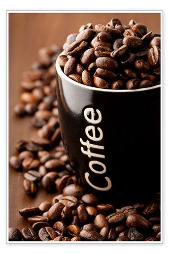 Poster Kaffeebecher