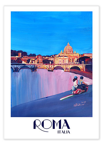 Poster Roma, Italia