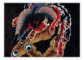 Poster  Happonirami Phoenix - Katsushika Hokusai