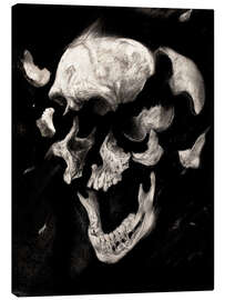 Leinwandbild  Totenkopf Studie - Sergio Barrale