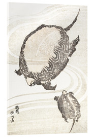 Acrylglasbild  Sayama-ga-ike Teich in der Provinz Musashi - Katsushika Hokusai