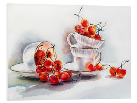 Hartschaumbild  cups&amp;cherries - Maria Mishkareva
