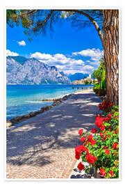 Poster Schöner Lago di Garda, Italien