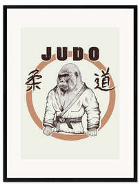 Gerahmter Kunstdruck  Judo Art