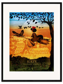 Gerahmter Kunstdruck  Kiki's Delivery Service - Albert Cagnef