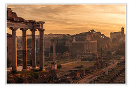 Poster  Rom: der Tempel des Saturn