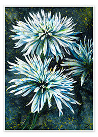 Poster Chrysanthemen 