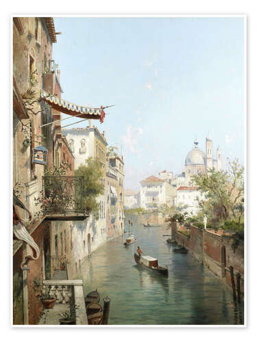 Poster Canale San Barnaba, Venedig
