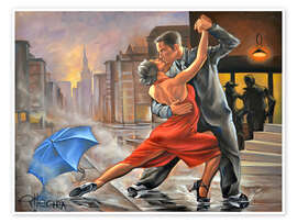 Poster Im Regen tanzen