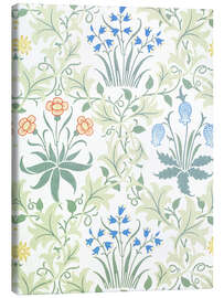 Leinwandbild  Gänseblümchen - William Morris