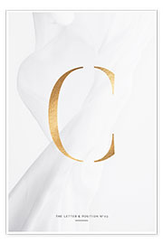 Poster GOLD LETTER COLLECTION C
