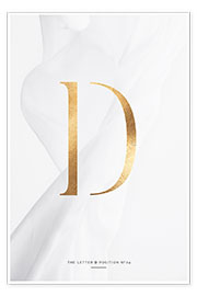 Poster GOLD LETTER COLLECTION D