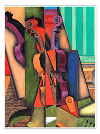 Poster  Violine und Gitarre - Juan Gris