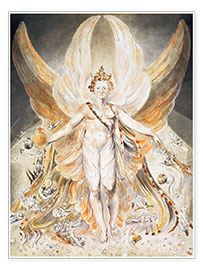 Poster  Satan in seiner ursprünglichen Herrlichkeit - William Blake