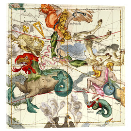 Acrylglasbild  Himmlischer Atlas, Platte 2 - Ignace Gaston Pardies