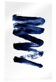Acrylglasbild  Blauer Blitz - Pulse of Art