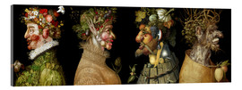 Acrylglasbild  Die vier Jahreszeiten - Giuseppe Arcimboldo