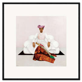 Gerahmter Kunstdruck  Der Maharadscha von Indore - Bernard Boutet de Monvel