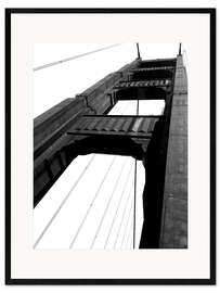 Gerahmter Kunstdruck  Golden Gate Bridge San Francisco - Piritta Sillan